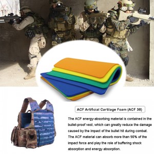 Standard beskyttelse militær krop rustning kuglebestand vest jakke pude materialer （ACF）
