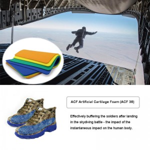 Air Force Skydiving Sikkerhed Landling Boots Pudebeskyttelsesmaterialer （ACF）