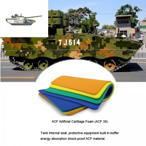 Militær tank Airdrop Hold tanken stabil hjul sædehynde materialer （ACF）